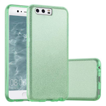 Pokrowiec Do Huawei P10 w TURKUSOWY GWIEZDNY PYŁ  Etui Obudowa Ochronny Case Cover Glitter Cadorabo - Cadorabo