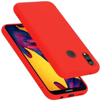 Pokrowiec Do Huawei P20 LITE 2018 / NOVA 3E Etui w LIQUID CZERWONY TPU Silikon Case Cover Obudowa Ochronny Cadorabo - Cadorabo