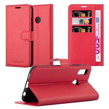 Pokrowiec Do Huawei P20 LITE 2018 / NOVA 3E w KARMINOWY CZERWONY Etui Portfel Obudowa Ochronny Case Cover Cadorabo - Cadorabo