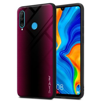 Pokrowiec Do Huawei P30 LITE w FIOLETOWO RÓŻOWY TPU Etui Ochronny Case Cover Obduowa Silikon Cadorabo - Cadorabo