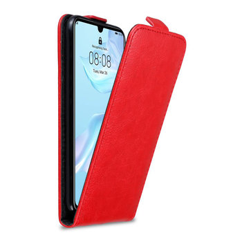 Pokrowiec Do Huawei P30 w Etui CZERWONE JABŁKO  Flip Case Cover Obudowa Ochronny Cadorabo - Cadorabo