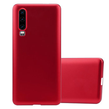 Pokrowiec Do Huawei P30 w METALLIC CZERWONY Etui TPU Silikon Obudowa Ochronny Case Cover Cadorabo - Cadorabo