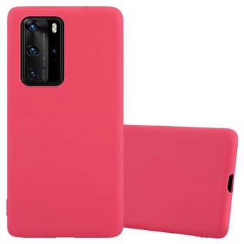 Pokrowiec Do Huawei P40 PRO / P40 PRO+ Etui w CANDY CZERWONY TPU Silikon Obudowa Case Cover Ochronny Plecki Cadorabo - Cadorabo