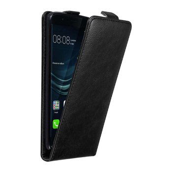 Pokrowiec Do Huawei P9 w Etui CZARNA NOC Flip Case Cover Obudowa Ochronny Cadorabo - Cadorabo