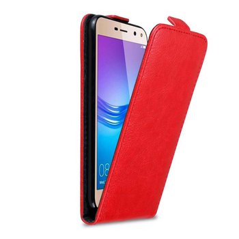 Pokrowiec Do Huawei Y5 2017 / Y6 2017 w Etui CZERWONE JABŁKO  Flip Case Cover Obudowa Ochronny Cadorabo - Cadorabo