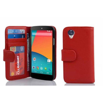 Pokrowiec Do Lg Google Nexus 5 W Piekła Czerwień Etui Ochronny Magnet Obudowa Case Cover Cadorabo - Cadorabo