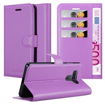 Pokrowiec Do LG KQ51 w FIOLETOWY MANGAN Etui Portfel Obudowa Ochronny Case Cover Cadorabo - Cadorabo