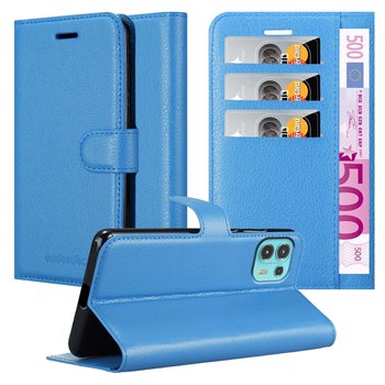 Pokrowiec Do Motorola EDGE 20 LITE / FUSION w PASTELOWY NIEBIESKI Etui Portfel Obudowa Ochronny Case Cover Cadorabo - Cadorabo