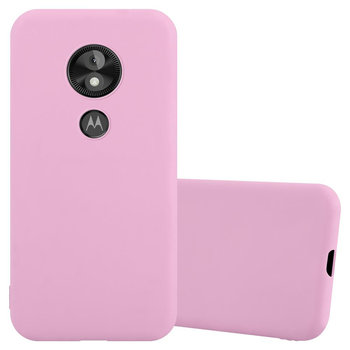 Pokrowiec Do Motorola MOTO E5 PLAY Etui w CANDY RÓŻOWY TPU Silikon Obudowa Case Cover Ochronny Plecki Cadorabo - Cadorabo