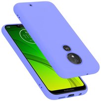 Pokrowiec Do Motorola MOTO G7 POWER Etui w LIQUID JASNY FIOLET TPU Silikon Case Cover Obudowa Ochronny Cadorabo Cadorabo