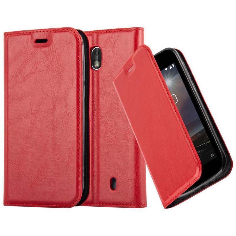Custodia Cadorabo Rigida Per Nokia 1 (2017), Cover Sottile In Plastica Effetto Metallizzato Azzurro, Bordo Rialzato Antiurto - 3