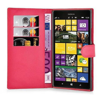 Pokrowiec Do Nokia Lumia 1520 w KARMINOWY CZERWONY Etui Portfel Obudowa Ochronny Case Cover Cadorabo - Cadorabo