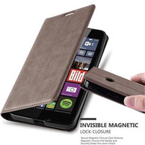 Pokrowiec Do Nokia Lumia 640 w BRĄZOWA KAWA Etui Obudowa Ochronny Case Cover Portfel Cadorabo Cadorabo