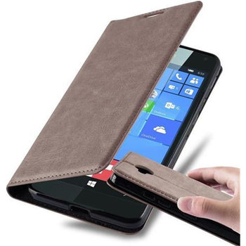 Pokrowiec Do Nokia Lumia 650 w BRĄZOWA KAWA Etui Obudowa Ochronny Case Cover Portfel Cadorabo - Cadorabo