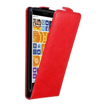 Pokrowiec Do Nokia Lumia 830 w Etui CZERWONE JABŁKO  Flip Case Cover Obudowa Ochronny Cadorabo - Cadorabo
