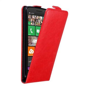 Pokrowiec Do Nokia Lumia 929 / 930 w Etui CZERWONE JABŁKO  Flip Case Cover Obudowa Ochronny Cadorabo - Cadorabo