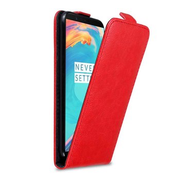 Pokrowiec Do OnePlus 5T w Etui CZERWONE JABŁKO  Flip Case Cover Obudowa Ochronny Cadorabo - Cadorabo