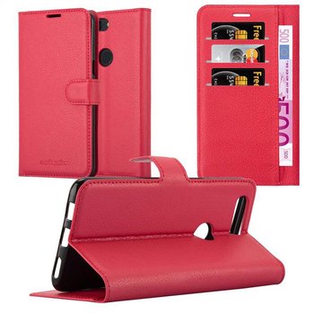 Pokrowiec Do OnePlus 5T w KARMINOWY CZERWONY Etui Portfel Obudowa Ochronny Case Cover Cadorabo - Cadorabo