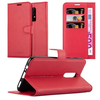 Pokrowiec Do OnePlus 6 w KARMINOWY CZERWONY Etui Portfel Obudowa Ochronny Case Cover Cadorabo - Cadorabo