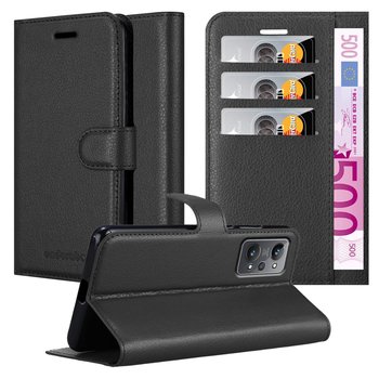 Pokrowiec Do Realme GT 2 / GT Neo 2 / GT Neo 3T w CZARNY PHANTOM Etui Portfel Obudowa Ochronny Case Cover Cadorabo - Cadorabo