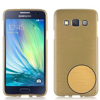Pokrowiec Do Samsung Galaxy A3 2015 Etui w ZŁOTY Silikon Case Cover Obudowa Ochronny TPU Cadorabo - Cadorabo