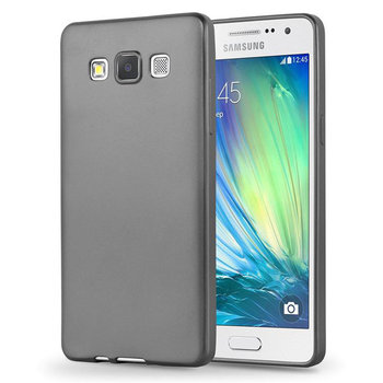 Pokrowiec Do Samsung Galaxy A3 2015 w METALLIC SREBRNY Etui TPU Silikon Obudowa Ochronny Case Cover Cadorabo - Cadorabo