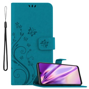 Pokrowiec Do Samsung Galaxy A33 5G w Etui NIEBIESKI KWIATOWY  Kwiaty Portfel Obudowa Case Cover Cadorabo - Cadorabo