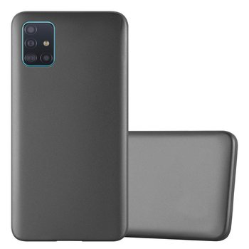 Pokrowiec Do Samsung Galaxy A71 4G w METALLIC SZARY Etui TPU Silikon Obudowa Ochronny Case Cover Cadorabo - Cadorabo