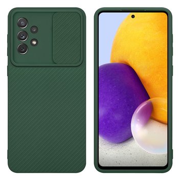 Pokrowiec Do Samsung Galaxy A72 4G / 5G Etui w Bonbon Zieleń Obudowa Case Cover Ochrona kamery Cadorabo - Cadorabo