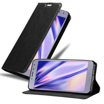 Pokrowiec Do Samsung Galaxy J4 2018 w CZARNA NOC Etui Obudowa Ochronny Case Cover Portfel Cadorabo - Cadorabo