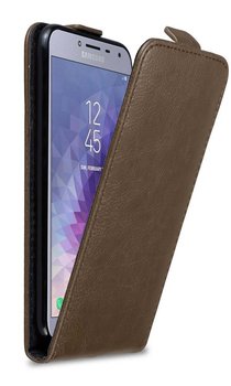 Pokrowiec Do Samsung Galaxy J4 2018 w Etui BRĄZOWA KAWA  Flip Case Cover Obudowa Ochronny Cadorabo - Cadorabo