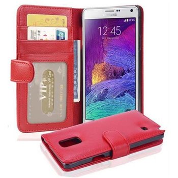 Pokrowiec Do Samsung Galaxy Note 4 W Piekła Czerwień Etui Ochronny Magnet Obudowa Case Cover Cadorabo - Cadorabo