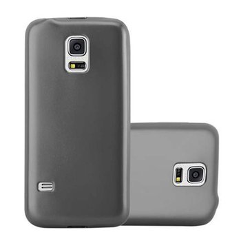 Pokrowiec Do Samsung Galaxy S5 / S5 NEO w METALLIC SZARY Etui TPU Silikon Obudowa Ochronny Case Cover Cadorabo - Cadorabo