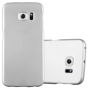 Pokrowiec Do Samsung Galaxy S6 EDGE Etui w METAL SREBRNY Hard Case Cover Obudowa Ochronny Cadorabo - Cadorabo