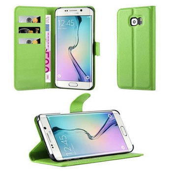 Pokrowiec Do Samsung Galaxy S6 EDGE w MIĘTOWO-ZIELONY Etui Portfel Obudowa Ochronny Case Cover Cadorabo - Cadorabo