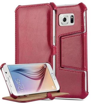 Pokrowiec Do Samsung Galaxy S6 w CZERWONA PASJA  Etui Książka Portfel Obudowa Case Cover Cadorabo - Cadorabo