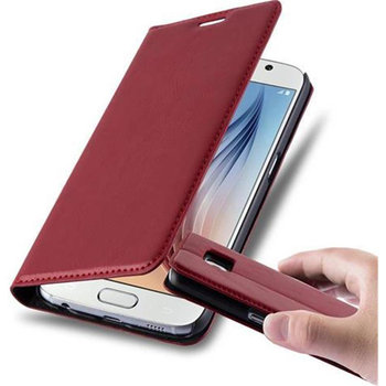 Pokrowiec Do Samsung Galaxy S6 w CZERWONE JABŁKO Etui Obudowa Ochronny Case Cover Portfel Cadorabo - Cadorabo