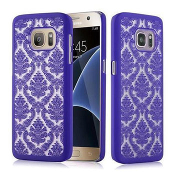 Pokrowiec Do Samsung Galaxy S7 Etui w FIOLETOWY Pokrowiec Ochronny Obudowa Case Cover Cadorabo - Cadorabo
