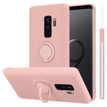 Pokrowiec Do Samsung Galaxy S9 PLUS w LIQUID RÓŻOWY Etui TPU Obudowa Ochronny Case Cover Plecki Cadorabo - Cadorabo