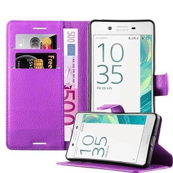 Pokrowiec Do Sony Xperia X w FIOLETOWY MANGAN Etui Portfel Obudowa Ochronny Case Cover Cadorabo - Cadorabo