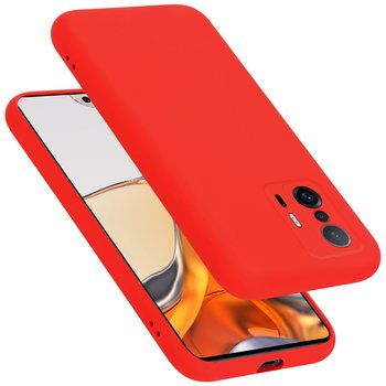 Pokrowiec Do Xiaomi 11T / 11T PRO Etui w LIQUID CZERWONY TPU Silikon Case Cover Obudowa Ochronny Cadorabo - Cadorabo