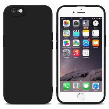 Pokrowiec Etui Do Apple iPhone 6 / 6S w FLUID CZERŃ TPU Silikonowe Obudowa Ochronny Case Cover Cadorabo - Cadorabo