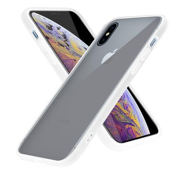 Pokrowiec Etui Do Apple iPhone XS MAX w Matowy Przezroczysty TPU Hard Case Obudowa Ochronny Cadorabo - Cadorabo