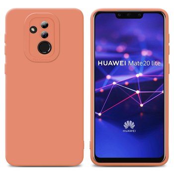 Pokrowiec Etui Do Huawei MATE 20 LITE w FLUID JASNY POMARAŃCZOWY TPU Silikonowe Obudowa Ochronny Case Cover Cadorabo - Cadorabo