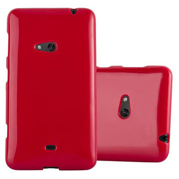 Pokrowiec Etui Do Nokia Lumia 625 Obudowa w JELLY CZERWONY TPU Ochronny Case Cover Plecki Cadorabo - Cadorabo