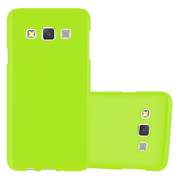 Pokrowiec Etui Do Samsung Galaxy A3 2015 Obudowa w JELLY ZIELONY TPU Ochronny Case Cover Plecki Cadorabo - Cadorabo