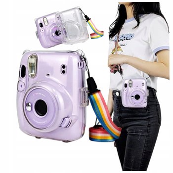 Pokrowiec Etui Torba Do Aparatu Przezroczysta Pasek Bezbarwna Instax Mini11 - Inny producent