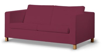 Pokrowiec krótki na rozkładaną sofę Karlanda, DEKORIA, Cotton Panama, śliwkowy - Dekoria