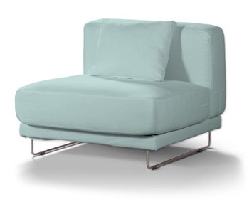 Pokrowiec na 1-osobową nierozkładaną sofę Tylösand DEKORIA Cotton Panama, błękitny  - Dekoria
