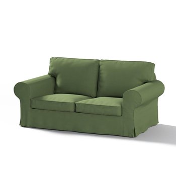 Pokrowiec na 2-osobową rozkładaną sofę Ektorp, DEKORIA, Cotton Panama, zielony - Dekoria